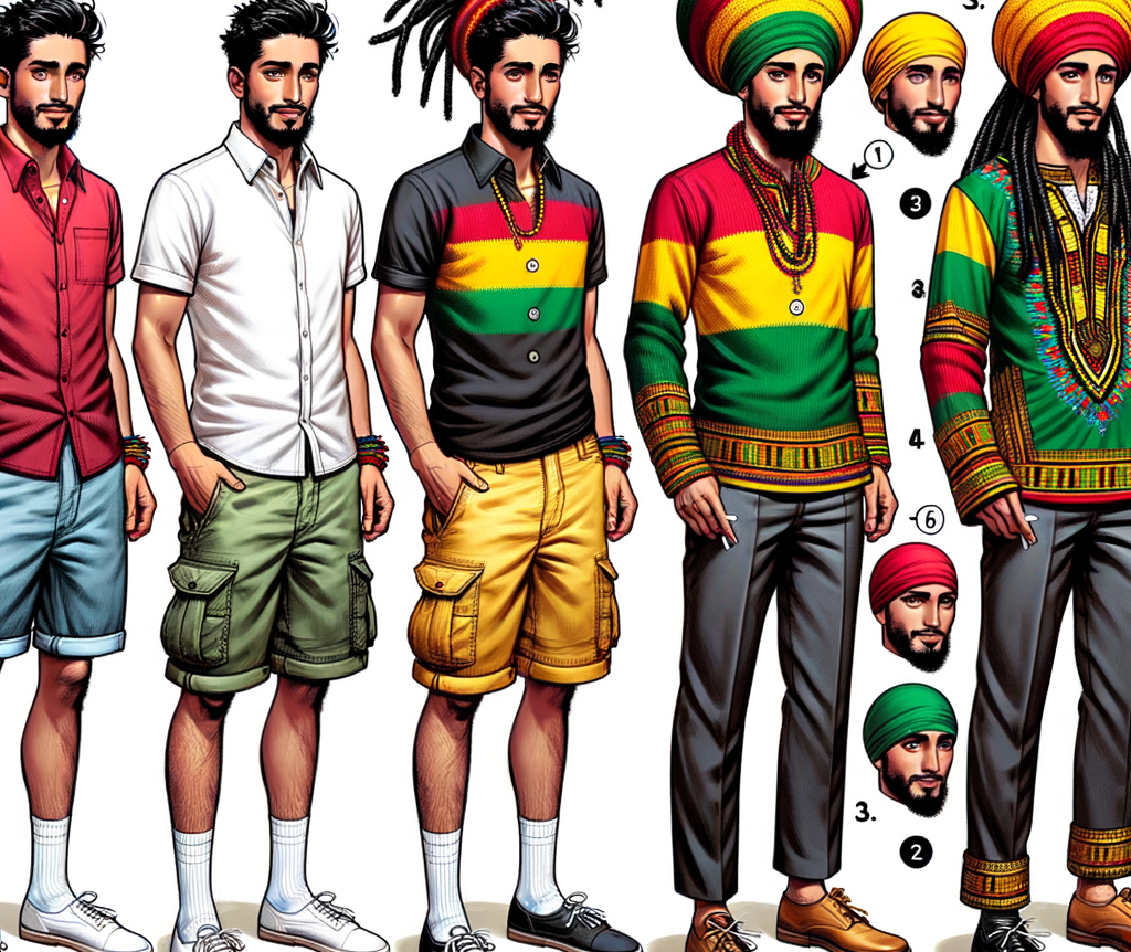 how to style rastafarian clothing for men