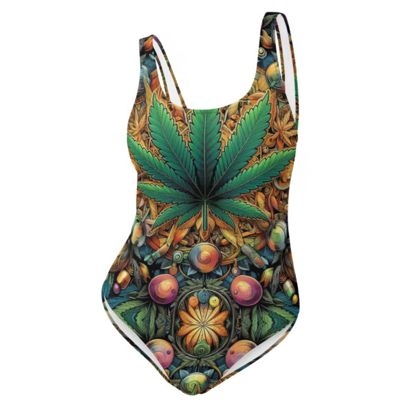 Fifth Degree™ Pot Leaf Swimsuit Marijuana 420 Weed
