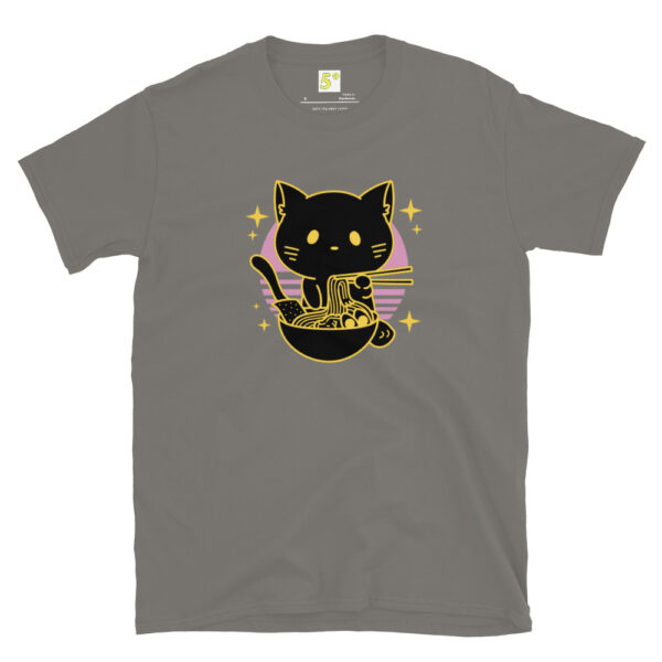 Fifth Degree™ Cute Cat Eating Ramen Essential T-Shirt - Image 9