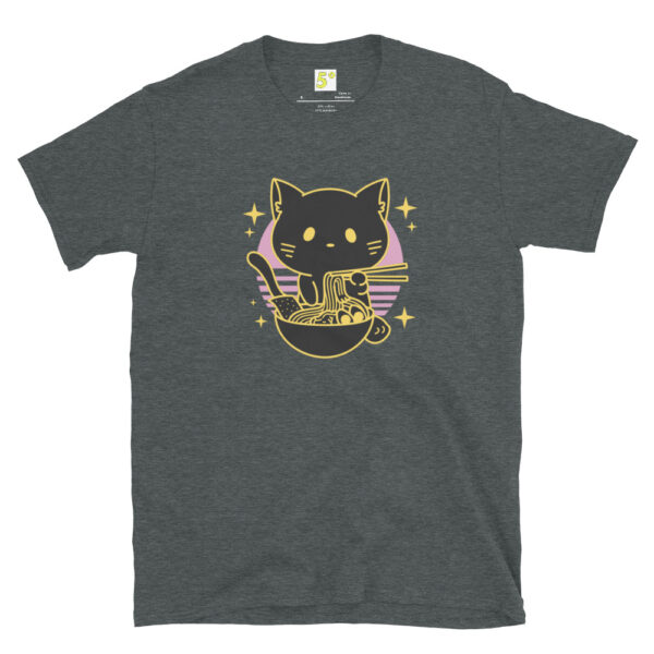 Fifth Degree™ Cute Cat Eating Ramen Essential T-Shirt - Image 4