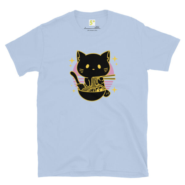 Fifth Degree™ Cute Cat Eating Ramen Essential T-Shirt - Image 11