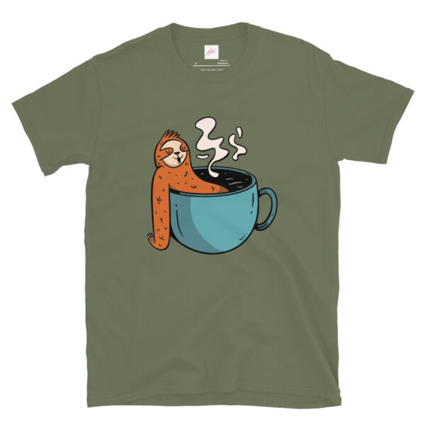 Fifth Degree™ Sleeping Sloth Coffee T-Shirt - Image 8