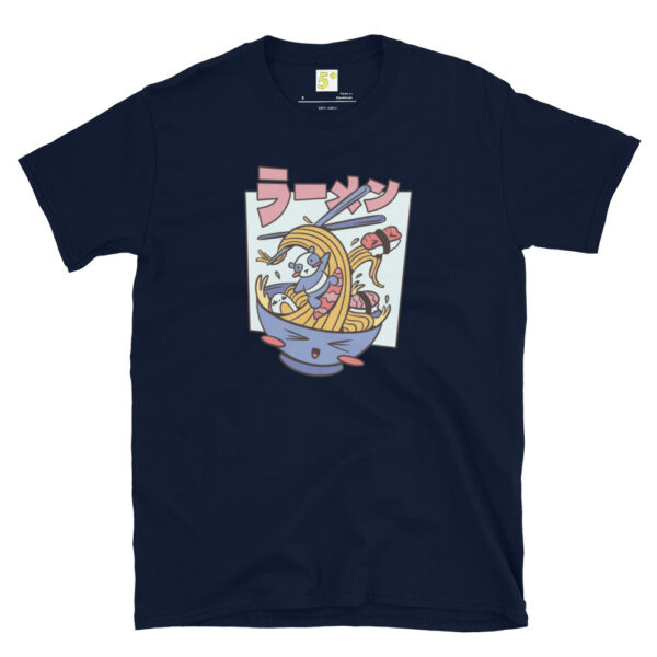 Fifth Degree™ Kawaii Vintage Style Japanese Ramen Cat Essential T-Shirt - Image 3