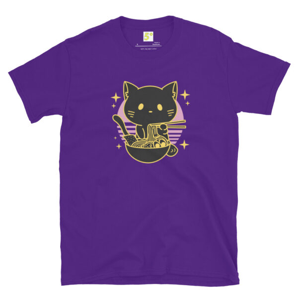 Fifth Degree™ Cute Cat Eating Ramen Essential T-Shirt - Image 3