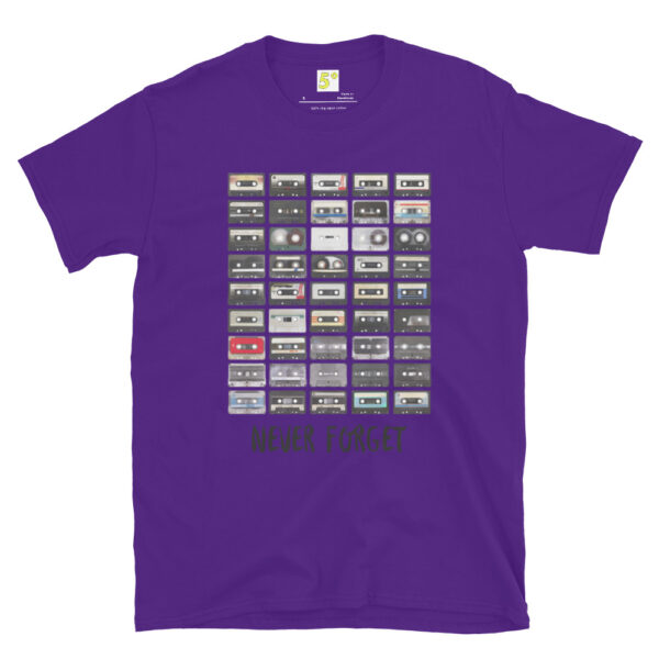 Fifth Degree™ Never Forget Vintage Cassette Tapes Essential Music T-Shirt - Image 4