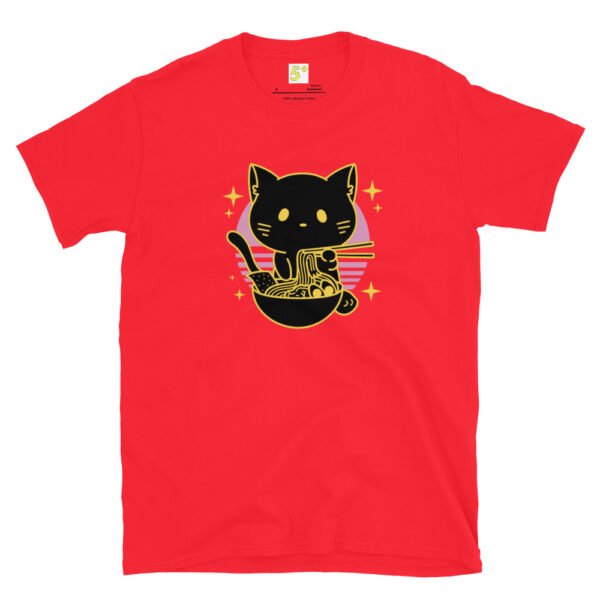 Fifth Degree™ Cute Cat Eating Ramen Essential T-Shirt - Image 5