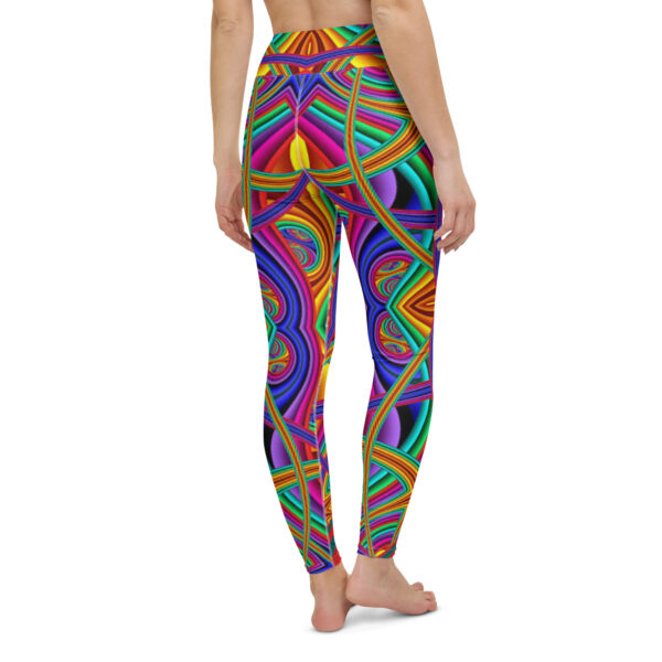 Fifth Degree™ Psychedelic Print Festival Yoga Funky Leggings - Image 5