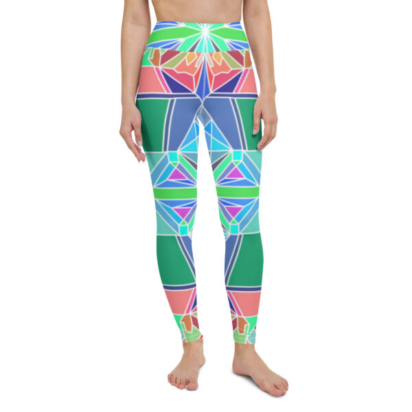 Fifth Degree™ Pop Art Rave Print Festival Yoga Abstract Funky Leggings - Image 2