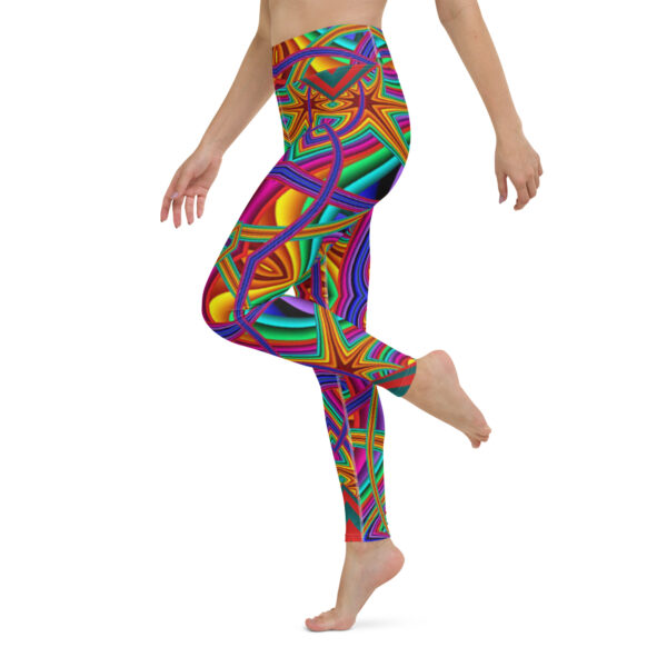 Fifth Degree™ Psychedelic Print Festival Yoga Funky Leggings - Image 3