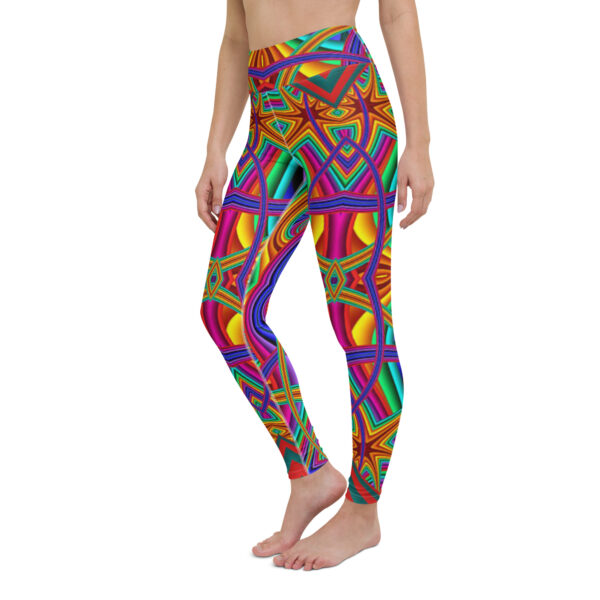 Fifth Degree™ Psychedelic Print Festival Yoga Funky Leggings - Image 4