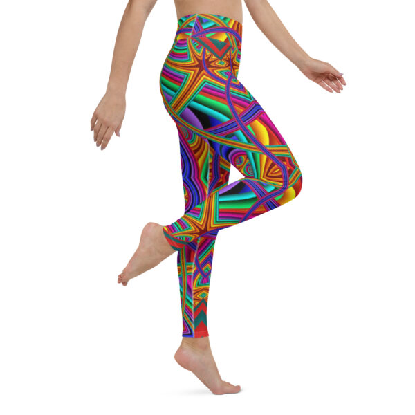 Fifth Degree™ Psychedelic Print Festival Yoga Funky Leggings - Image 6