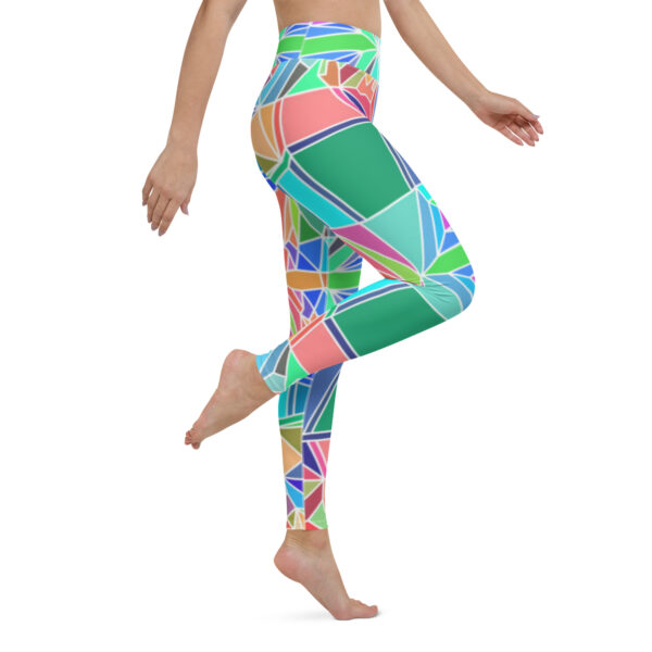 Fifth Degree™ Pop Art Rave Print Festival Yoga Abstract Funky Leggings - Image 6