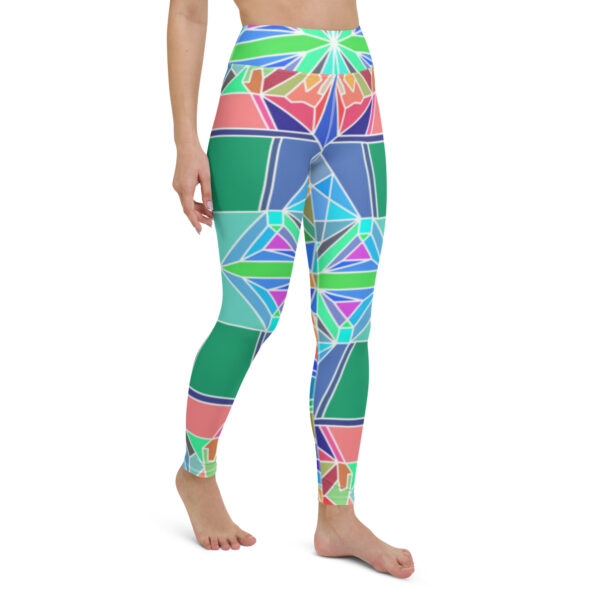 Fifth Degree™ Pop Art Rave Print Festival Yoga Abstract Funky Leggings