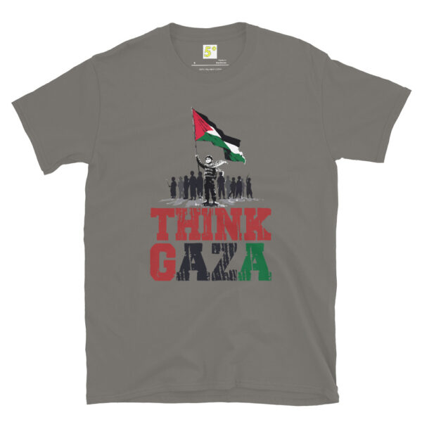 Fifth Degree™ Think Gaza Palestine Palestinian T-Shirt - Image 10