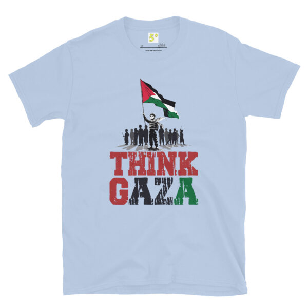 Fifth Degree™ Think Gaza Palestine Palestinian T-Shirt - Image 12