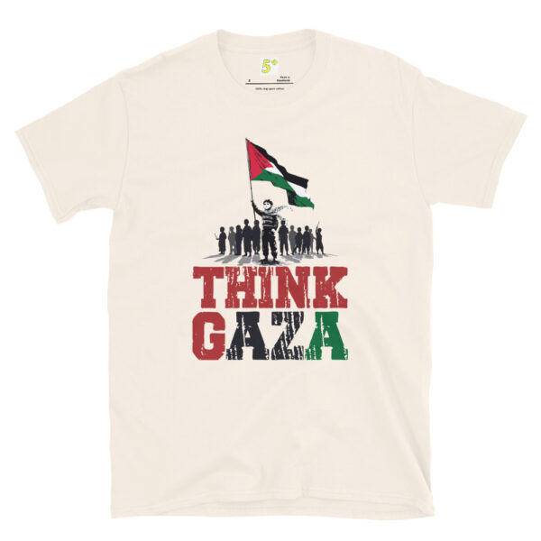 Fifth Degree™ Think Gaza Palestine Palestinian T-Shirt - Image 14