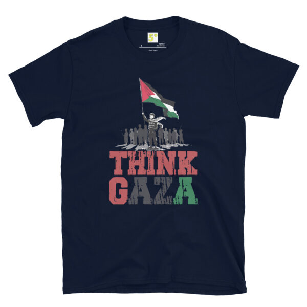 Fifth Degree™ Think Gaza Palestine Palestinian T-Shirt - Image 3