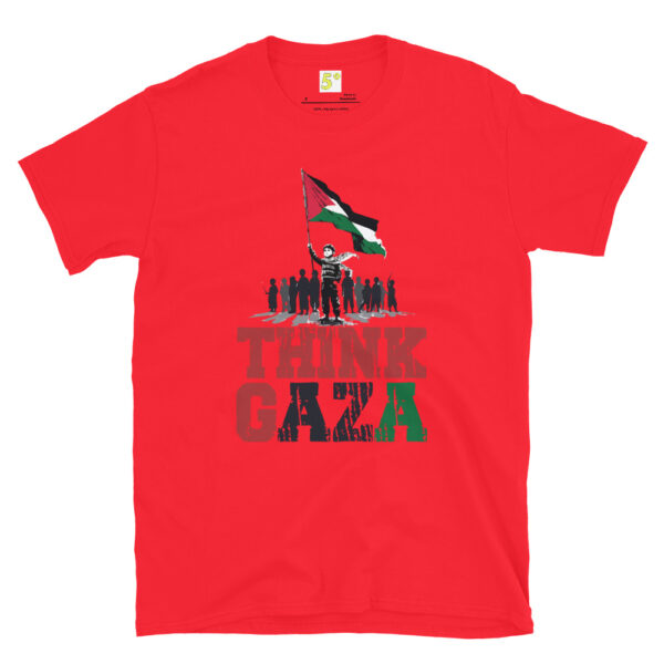 Fifth Degree™ Think Gaza Palestine Palestinian T-Shirt - Image 6