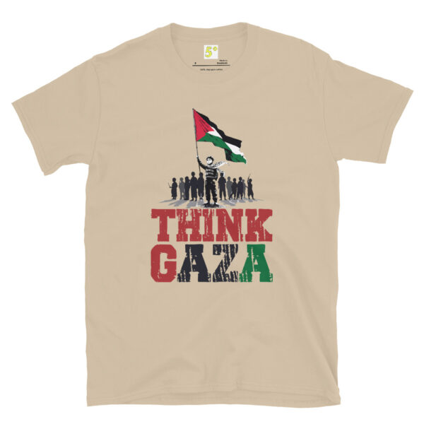 Fifth Degree™ Think Gaza Palestine Palestinian T-Shirt - Image 11