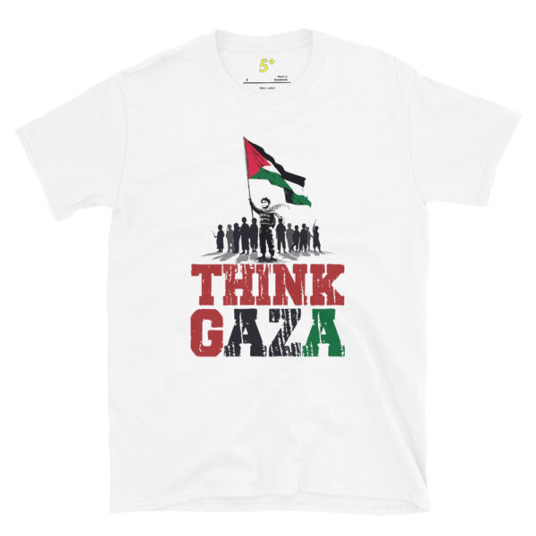 Fifth Degree™ Think Gaza Palestine Palestinian T-Shirt